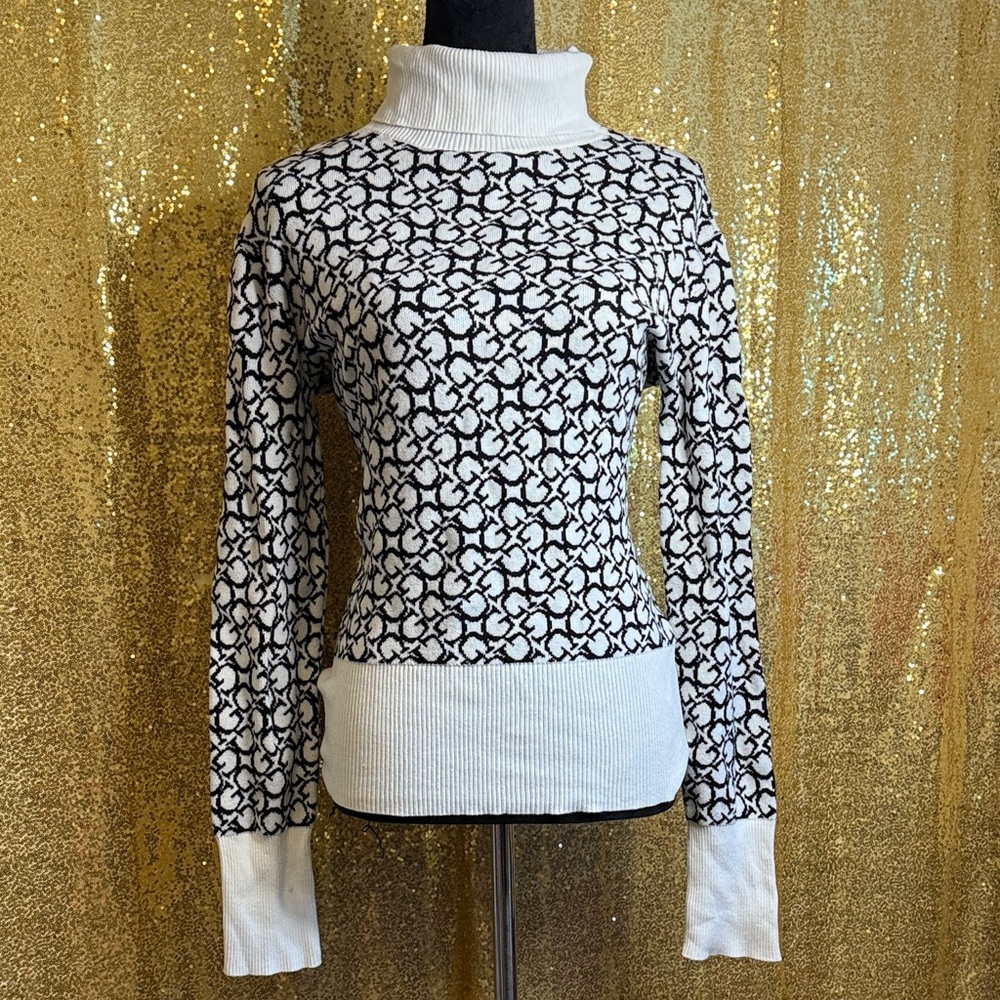Guess Monogram pattern Turtleneck Sweater